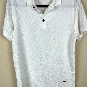 Fendi print polo shirt short sleeve